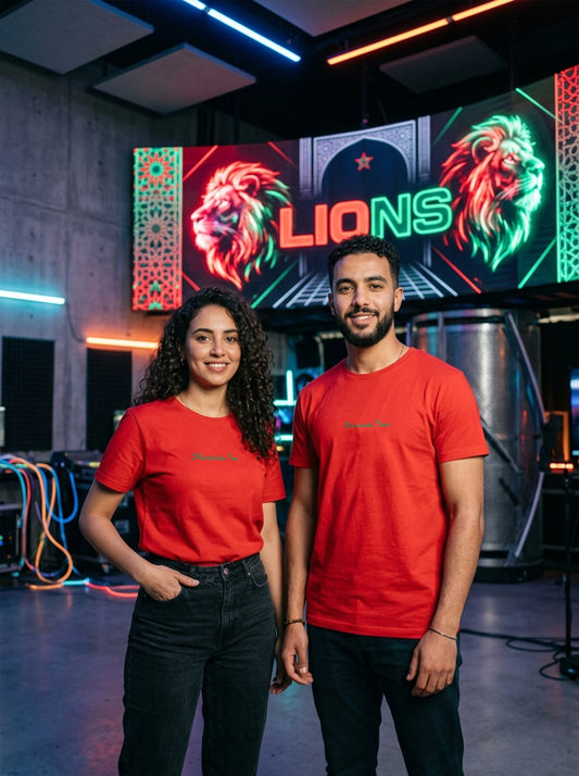 LIONS OF ATLAS T-SHIRT Unisex RED
