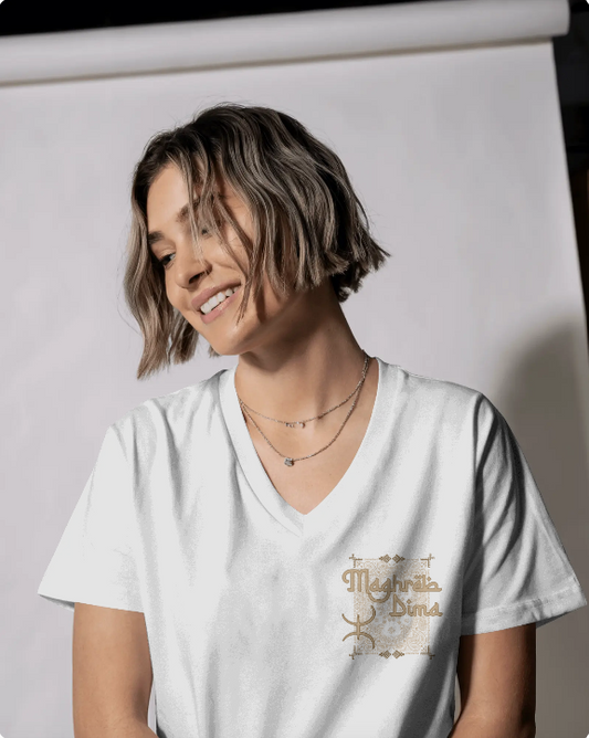 Dima Maghreb Tshirt Femme Blanc