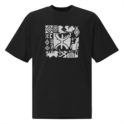 Oversize t-shirt Unisex Tifinagh ⵓⴼⵔⴰ AFRA