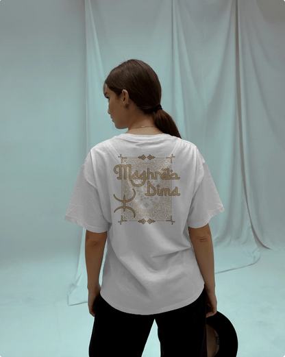 Dima Maghreb Tshirt Femme Blanc