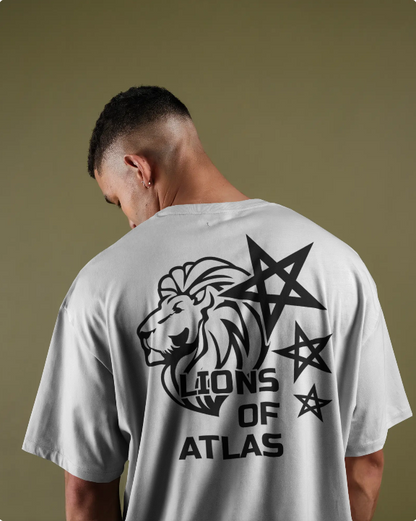 Lions Of Atlas Tshirt oversize Blanc