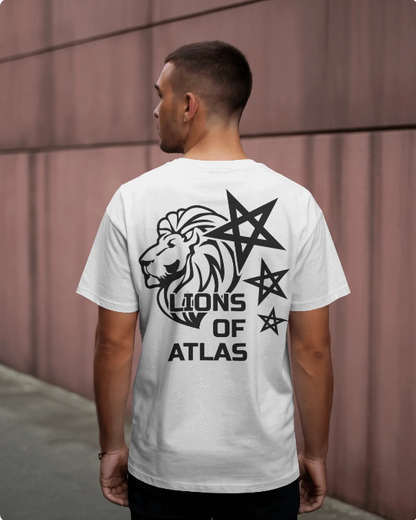 Lions Of Atlas Tshirt Blanc