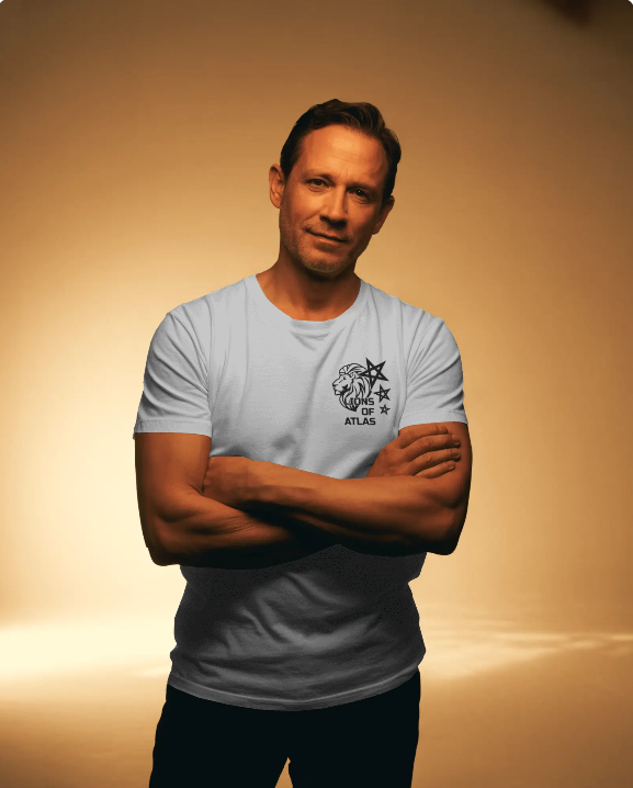 Lions Of Atlas Tshirt Blanc