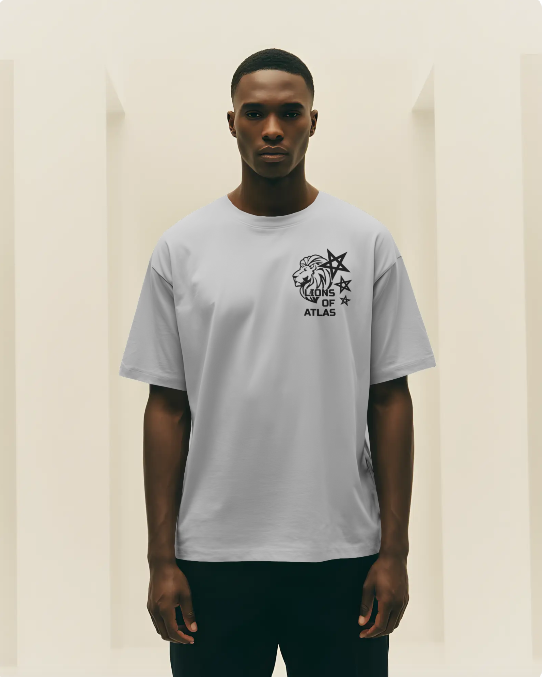 Lions Of Atlas Tshirt oversize Blanc