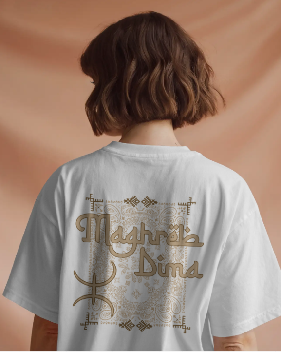 Dima Maghreb Tshirt Femme Blanc